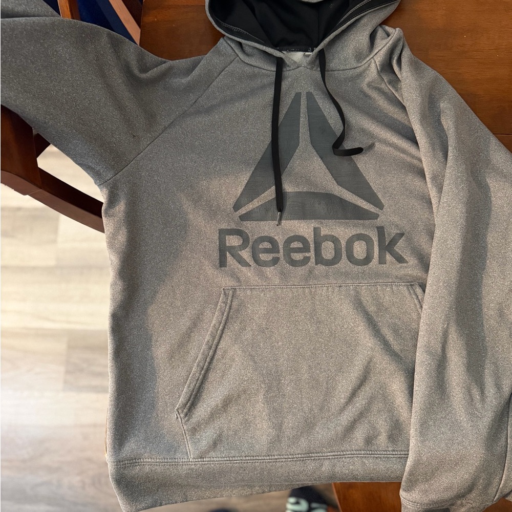 Gray Reebok Hoodie